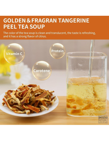 Cáscara de Mandarina Seca 200g - Té Natural Sin Aditivos