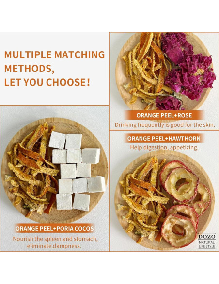 Cáscara de Mandarina Seca 200g - Té Natural Sin Aditivos