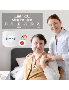 Sistema de Llamada Inalámbrico CallToU 2 Botones y 2 Receptores 2