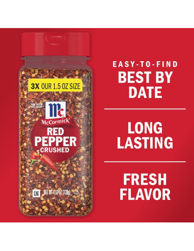 Pimiento Rojo Triturado McCormick 130 g - Sabor Picante
