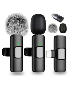 Micrófono Lavalier Inalámbrico SmaFun Mini Bluetooth 6h Batería