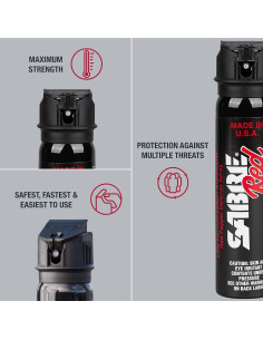 Spray de Pimienta SABRE Magnum 120 - 130 ml, Alcance 4 m 2