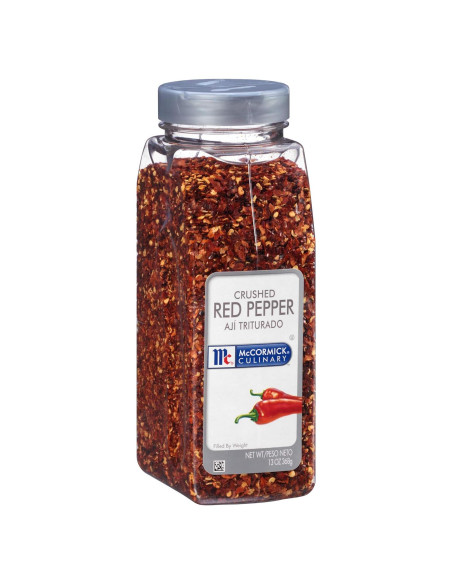 Pimiento Rojo Triturado McCormick Culinary 368 g - Sabor Picante