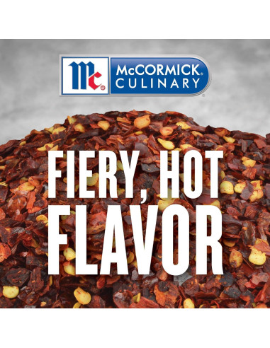 Pimiento Rojo Triturado McCormick Culinary 368 g - Sabor Picante