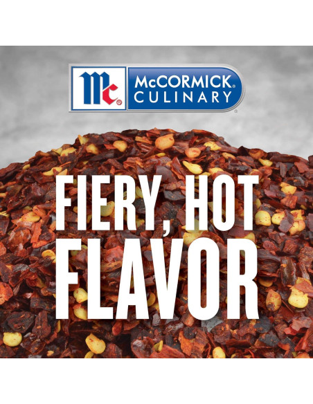 Pimiento Rojo Triturado McCormick Culinary 368 g - Sabor Picante