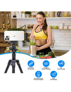 Micrófono Lavalier Inalámbrico SmaFun Mini Bluetooth 6h Batería 2