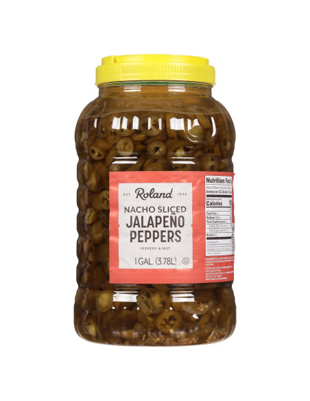 Pimientos Jalapeños en Rodajas Roland Foods 3.78L - Picante
