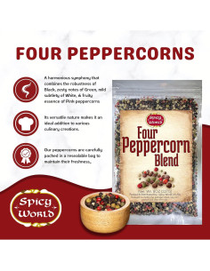 Mezcla de Cuatro Pimientas Spicy World 226.8 g - Sin OGM 2