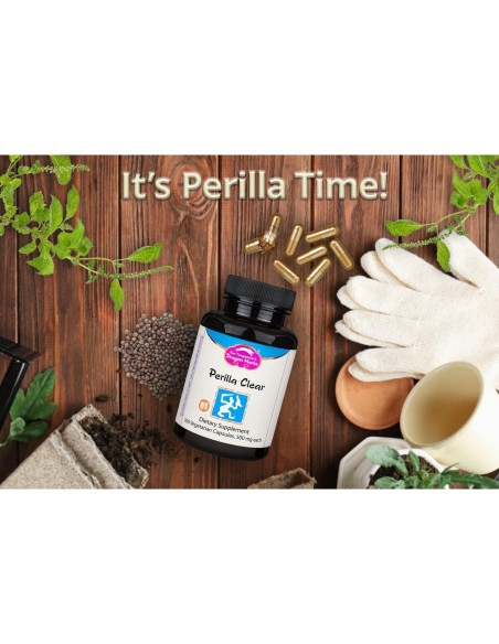 Cápsulas Perilla Clear Dragon Herbs - 60 Cápsulas 500 mg