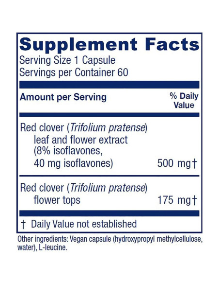 Extracto de Trébol Rojo Vitanica 500mg - 60 Cápsulas Veganas