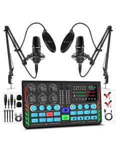 Kit de Podcast Profesional HS-AP203-2 para 2 Personas