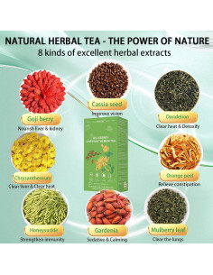 Té Herbal de Goji Berry y Crisantemo 30 Bolsas - Vegano 2