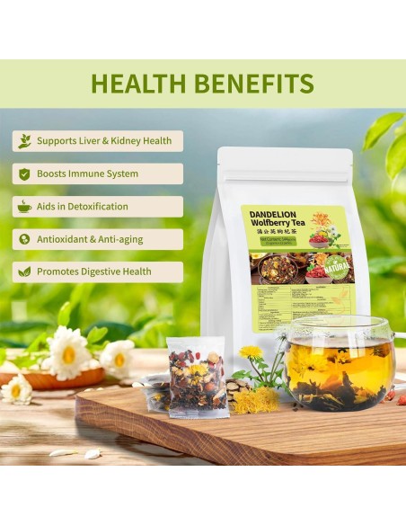 Té Herbal Diente de León y Goji BeleePlanner 12 Bolsas Té Herbal Diente de León y Goji BeleePlanner 12 Bolsas