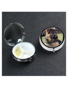 Estuche para Pastillas de Metal 3 Compartimentos RFHYTFJHTG