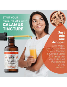 Tintura de Calamus Orgánica Florida Herbs 700 mg 60 ml 2