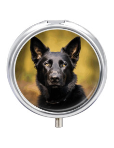 Caja de Pastillas Portátil UYHBJNDRFCBV con 3 Compartimentos