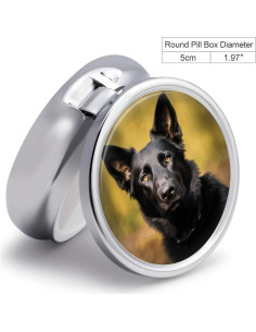 Caja de Pastillas Portátil UYHBJNDRFCBV con 3 Compartimentos 2