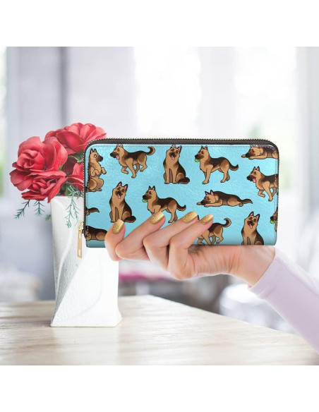 Billetera Clutch WIRESTER PU con Cremallera para Mujeres - 19x10 cm Billetera Clutch WIRESTER PU con Cremallera para Mujeres - 19x10 cm