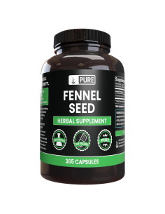Cápsulas de Semilla de Hinojo Ingredientes Originales 365 Unidades
