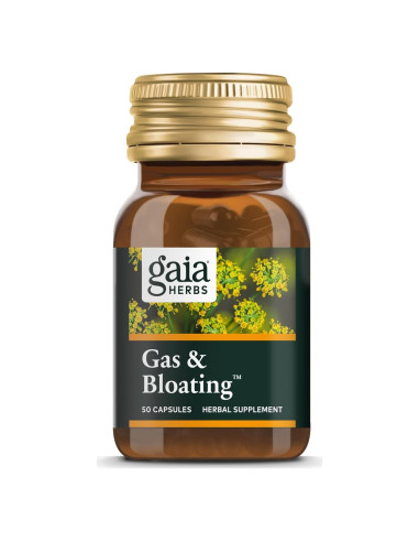 Gaia Herbs Gas & Bloating 50 Cápsulas Veganas - Alivio Digestivo