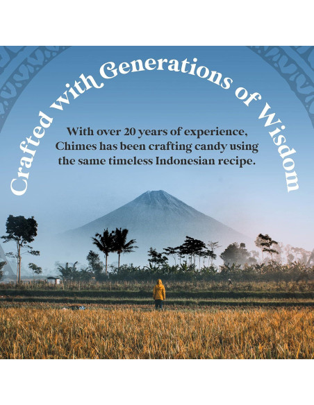 Chimes Chews Jengibre Mango 453g Bolsa Natural