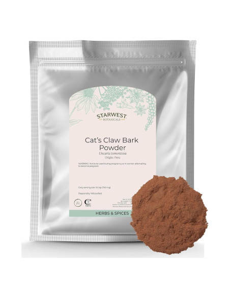 Polvo de Corteza Interna de Uña de Gato Starwest Botanicals 0.45 kg Polvo de Corteza Interna de Uña de Gato Starwest Botanicals 0.45 kg