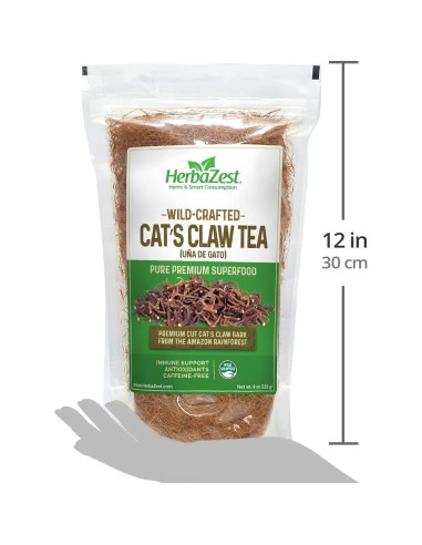 Té de Uña de Gato HerbaZest 225g Corte Silvestre 100% Puro