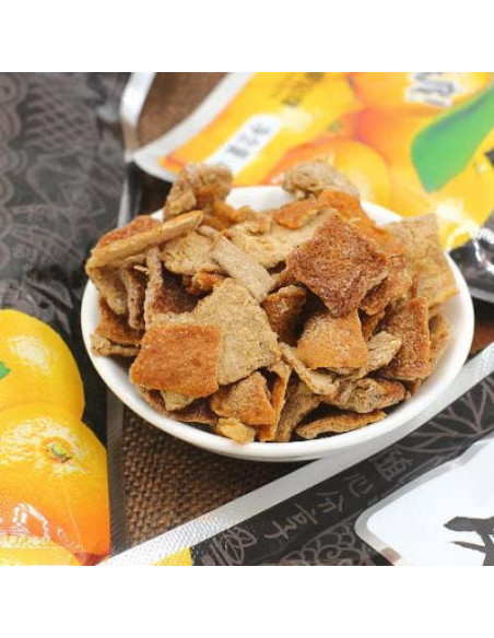 Cáscara de Mandarina Seca Orgánica Jiabao - 300 g (20 Piezas)