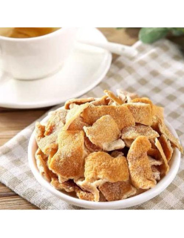 Cáscara de Mandarina Seca Orgánica Jiabao - 300 g (20 Piezas)