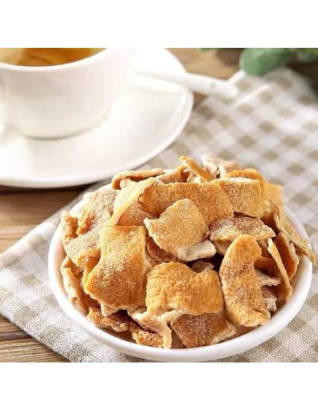 Cáscara de Mandarina Seca Orgánica Jiabao - 300 g (20 Piezas)