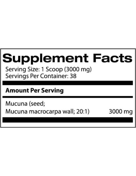 Mucuna Pruriens 113g - Extracto en polvo Samsara Herbs