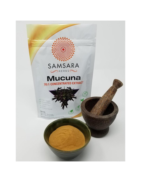 Mucuna Pruriens 113g - Extracto en polvo Samsara Herbs