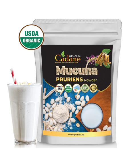 Polvo de Mucuna Pruriens Orgánico Cadane 0.45 kg | Suplemento Vegano