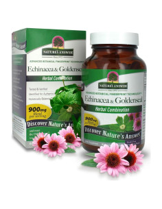 Echinacea y Goldenseal Respuesta de la Naturaleza 90 Cápsulas Veganas