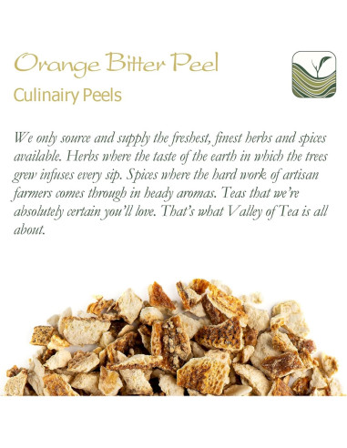 Cáscara de Naranja Amarga Orgánica Valley of Tea 100g