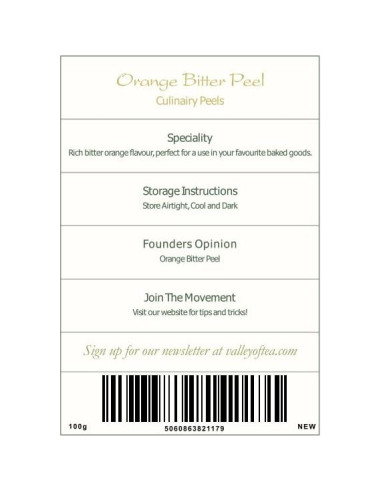 Cáscara de Naranja Amarga Orgánica Valley of Tea 100g