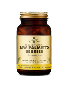 Solgar Bayas de Saw Palmetto 100 Cápsulas Vegetales - Salud Masculina