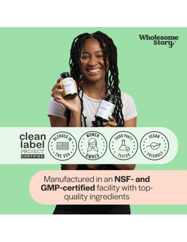 Palma Enana 500mg Wholesome Story - 100 Cápsulas Veganas