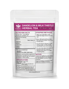 Té de Raíz de Diente de León y Cardo Lechoso WOGORGT - 30 Bolsitas 2