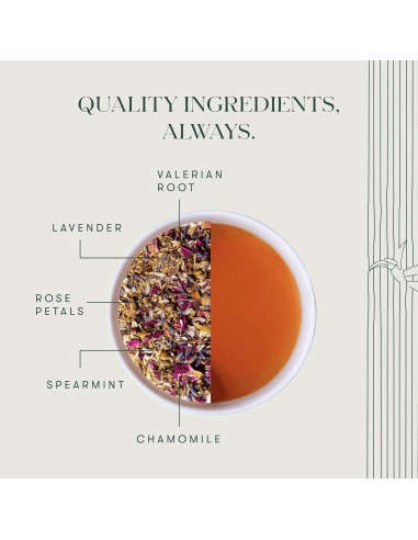 Té de raíz de valeriana orgánico Luxmi Estates 25 bolsas