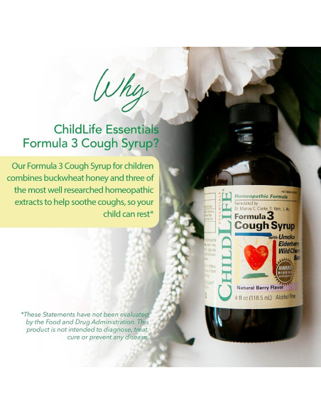 Jarabe para la Tos Infantil ChildLife 118 ml - Alivio Natural