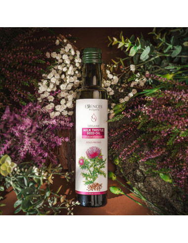 Aceite de Cardo Mariano Orgánico Essences Bulgaria 250ml - 100% Natural