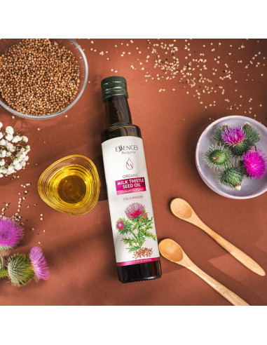 Aceite de Cardo Mariano Orgánico Essences Bulgaria 250ml - 100% Natural