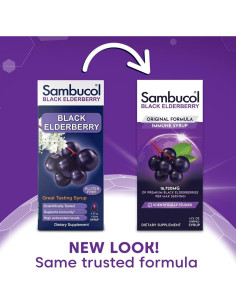 Jarabe de Saúco Negro Sambucol 230 ml - Apoyo Inmunológico 2