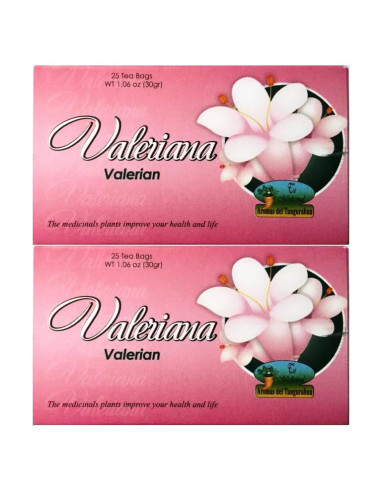 Té de Valeriana 100% Natural FabSaa - 50 Bolsas