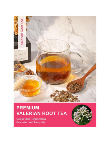 Té de Raíz de Valeriana TeeLux 454g - Sin Cafeína, Natural