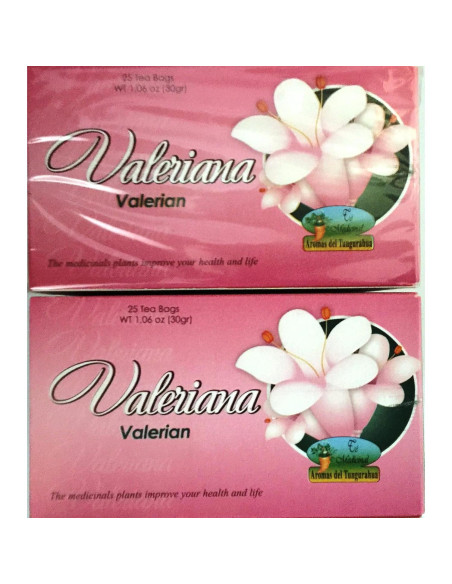 Té de Valeriana 100% Natural FabSaa - 50 Bolsas Té de Valeriana 100% Natural FabSaa - 50 Bolsas