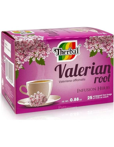 Té de Valeriana Therbal 25 Bolsitas 1g - Natural y Vegano