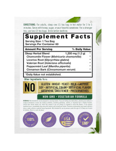 Té para Dormir Carlyle | 60 Bolsas | Sin Cafeína | Mezcla Herbal 2