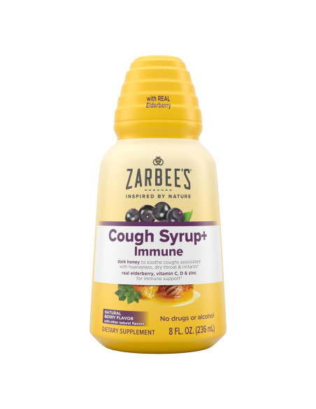 Jarabe para la tos Zarbee's Naturals 240 ml con miel y vitaminas
